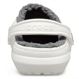 Fuzzy cheap crocs grey